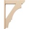 Ekena Millwork 7 1/2-in W x 32-in D x 44-in H Balboa Slat Rough Cedar Woodgrain TimberThane Outlooker, Primed Tan OUTUR075X32X44BOA24RCPR - alternate 5